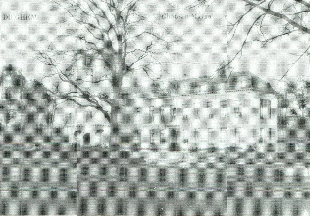 Het kasteel van de heren van Diegem in zijn oude glorie.